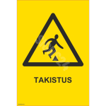 M&auml;rk Takistus M&auml;rgi alus Plastik (vahustatud PVC 2 mm) M&auml;rgi t&uuml;&uuml;p &uuml;hine m&auml;rk M&auml;rgi suurus 150x220 mm (koos tekstiga) Viipeteksti keel Eesti