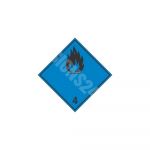 ADR m&auml;rk M&auml;rja tuleohtlik klass 4 / Flammable when wet class 4 M&auml;rgi alus Magnet M&auml;rgi t&uuml;&uuml;p &uuml;hine m&auml;rk M&auml;rgi suurus 300x300 mm (serva pikkus)