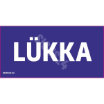 M&auml;rk T&otilde;mba / L&uuml;kka M&auml;rgi alus Kleebis M&auml;rgi t&uuml;&uuml;p &uuml;hine m&auml;rk M&auml;rgi suurus 50 x 100 mm Viipeteksti keel Eesti M&auml;rgi variant L&uuml;kka