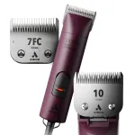 Andis AGCB Super Brushless + CeramicEdge sooduskomplekt - Vaikne, professionaalne l&otilde;ikur keraamiliste teradega - Burgundia