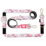 Max & Molly Multi-Leash Cherry Bloom - reguleeritav rihm koertele, huvitav muster, 200 cm