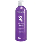 Diamex Super White Shampoo - &scaron;ampoon valgele, heledale ja h&otilde;bedasele karvale, mandli&otilde;li ja gl&uuml;tseriiniga, kontsentraat 1:13