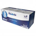 Vetfood FlexActiv 120 tabletti - liigeste tabletid koertele ja kassidele, toidulisand, mis toetab lihasluukonda