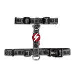 Dashi La Casa De Papel Melted Back Rakmed - reguleeritav kaitserakmed koertele, inspireeritud sarjast "Rahapada", grafiithall v&auml;rv