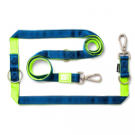 Max & Molly Multi-Leash Matrix Lime Roheline - reguleeritav koerarihm helkiva &otilde;mblusega, 200 cm