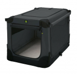 Maelson Soft Kennel - kvaliteetne kangast koerakandja, antratsiit - 62x41x41cm
