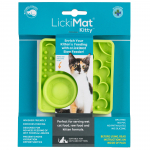 LickiMat Kitty - aeglase s&ouml;&ouml;tmise matt kassipoegadele ja t&auml;iskasvanud kassidele, sisseehitatud kausiga