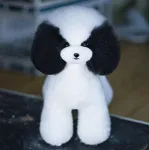 Mr. Jiang Teddy kogu keha karv - vahetatav karv Teddy hooldusmannekeenile, must