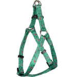Flamingo rakmed Step&Go Samar - koerte step-in rakmed, nailon, flamingo muster, lehed