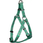Flamingo rakmed Step&Go Samar - koerte step-in rakmed, nailon, flamingo muster, lehed