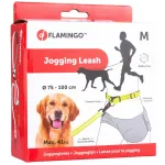 Flamingo Diran Jogging Rihm Fluo - jooksurihm koeraga jooksmiseks, l&ouml;&ouml;ke neelava amortisaatoriga