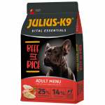 Julius - K9 Vital Essentials Veiseliha ja Riis T&auml;iskasvanud - t&auml;istoit koertele, veiseliha riisiga - SOODUSKAMPAAANIA parim enne kuup&auml;eva t&otilde;ttu
