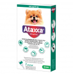 Ataxxa 200mg/40mg - tilgad kirpude, puukide ja s&auml;&auml;skede vastu kuni 4 kg kaaluvatele koertele