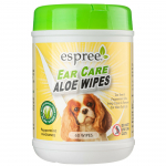 Espree Ear Care Aloe Salvr&auml;tikud 60 tk - koerte k&otilde;rvapuhastusr&auml;tikud