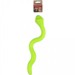 Flamingo Sneaky Snake koeram&auml;nguasi - kummist madu koeramaiuste jaoks, piiksuga - laimiroheline