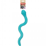 Flamingo Sneaky Snake koeram&auml;nguasi - kummist madu koeramaiuste jaoks, piiksuv - t&uuml;rkiissinine