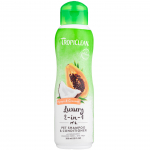 Tropiclean Papaya & Kookos 2-&uuml;hes - puuviljane &scaron;ampoon ja palsam &uuml;hes koertele ja kassidele