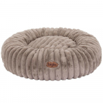 Biglo Cobe Donut Mocha - soft, fluffy, and stress-relieving dog bed, coffee color