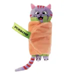 KONG Pull-A-Partz Purrito - 2-&uuml;hes m&auml;nguasi kassidele, kr&otilde;bisev kass burritos, koos kassikangaga