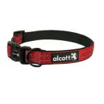 Alcott Adventure Kaelarihm Erepunane - peegeldav koerarihm, intensiivne punane