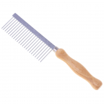 Suur metallkamm puidust k&auml;epidemega Miranda