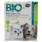 Pess Bio - Spot On - looduslikud tilgad kirpude ja puukide vastu kassidele ja v&auml;ikestele koertele