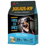 Julius - K9 H&uuml;poallergeenne Kala & Riis T&auml;iskasvanud - h&uuml;poallergeenne koeratoit, kala riisiga