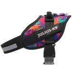 Julius - K9 IDC Powerharness Vibe - koerarakmed helkivate omadustega, peopesamustriga