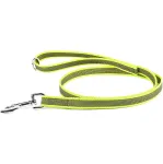 Julius K9 Color & Gray Supergrip Rihm K&auml;epidemega Neon - libisemisvastane koerarihm, neoonkollane - 120cm/14mm