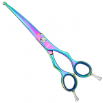 Geib Entree Titan Safety Scissors - high-quality safety scissors with a single-sided micro-grind and titanium coating - Curved