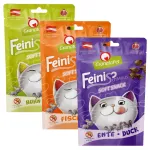 GranataPet FeiniSchmaus komplekt 3x - Pehmed maiused kassidele, 3 maitse segu