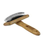 Bamboo Groom Slicker Brush - bambusest slicker-hari keskmise suurusega koertele ja kassidele