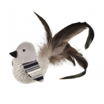 Flamingo Kass Pirin Linnuke - stiilne linnum&auml;nguasi kassidele, millel on k&otilde;risti, suled ja kassim&uuml;nt