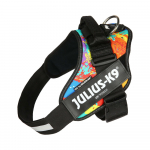 Julius - K9 IDC Powerharness Crazy - kvaliteetne rakmed, koera rakmed, hullumeelne muster