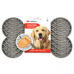 Flamingo Lick Pad Yummee - stressi leevendav lakkumismatt koertele ja kassidele iminappadega - / 29,8 cm