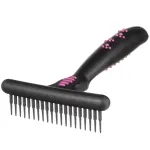 KW Smart Curry Comb Wide - lai ristkamm pusade ja pulstide eemaldamiseks