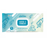 Piima ja vanilje salvr&auml;tikud 40 tk. - universaalsed salvr&auml;tikud koerte ja kasside karva, silmade ja k&otilde;rvade puhastamiseks, piima-vanilje l&otilde;hnaga