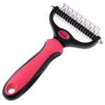 Blovi kahekordne aluskarva kamm roosa - Kahepoolne koeratrimmer, roosa