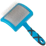 Groom Professional pehme slicker-hari suur - kontuuritud puudlihari pikkade piidega, suur