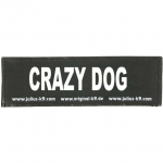 Julius K9 Crazy Dog Patch 2tk - plaastrid Julius rakmetele, takjakinnitusega