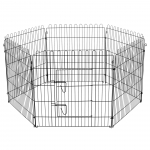 Flamingo Kutsikate Aedik Jax S - metallist m&auml;nguaedik kutsikatele, 6 paneeli k&otilde;rgusega