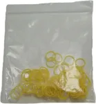 HPP latekskummist kummipaelad 100tk - Kollane 0,8cm