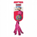 KONG Wubba Weaves (33cm) - piiksuv m&auml;nguasi koertele, sabade ja punutud palliga