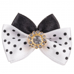 Blovi Bow Glamour satiinist t&auml;piline lips dekoratiivse kiviga