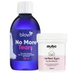 Blovi No More Tears 250ml + Tear Stain Remover - eye stain removal kit for dogs and cats