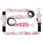 Max & Molly Multi-Leash Cherry Bloom - reguleeritav rihm koertele, huvitav muster, 200 cm