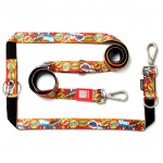 Max&Molly Multi-Leash Heroes - reguleeritav rihm koertele, huvitava mustriga, 200 cm