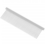 Greyhound kamm 4.5 - professionaalne metallkamm keskmise hammaste vahega