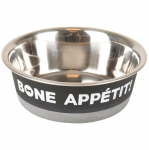 Flamingo Apetit Hall Kauss - roostevabast terasest kauss koertele ja kassidele libisemiskindla p&otilde;hjaga