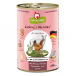 GranataPet Lamb & Chicken Hearts - grain-free wet dog food - lamb and chicken hearts